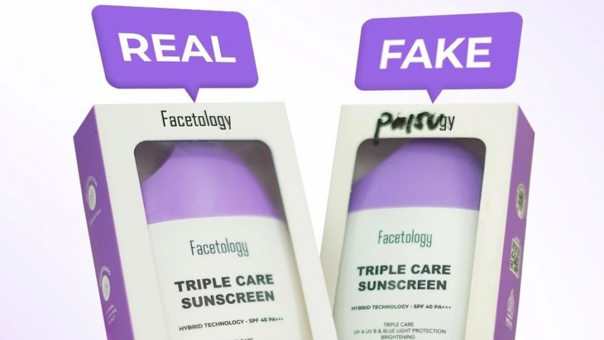 Awas Tertipu, Begini Cara Membedakan Sunscreen Facetology Asli dan Palsu