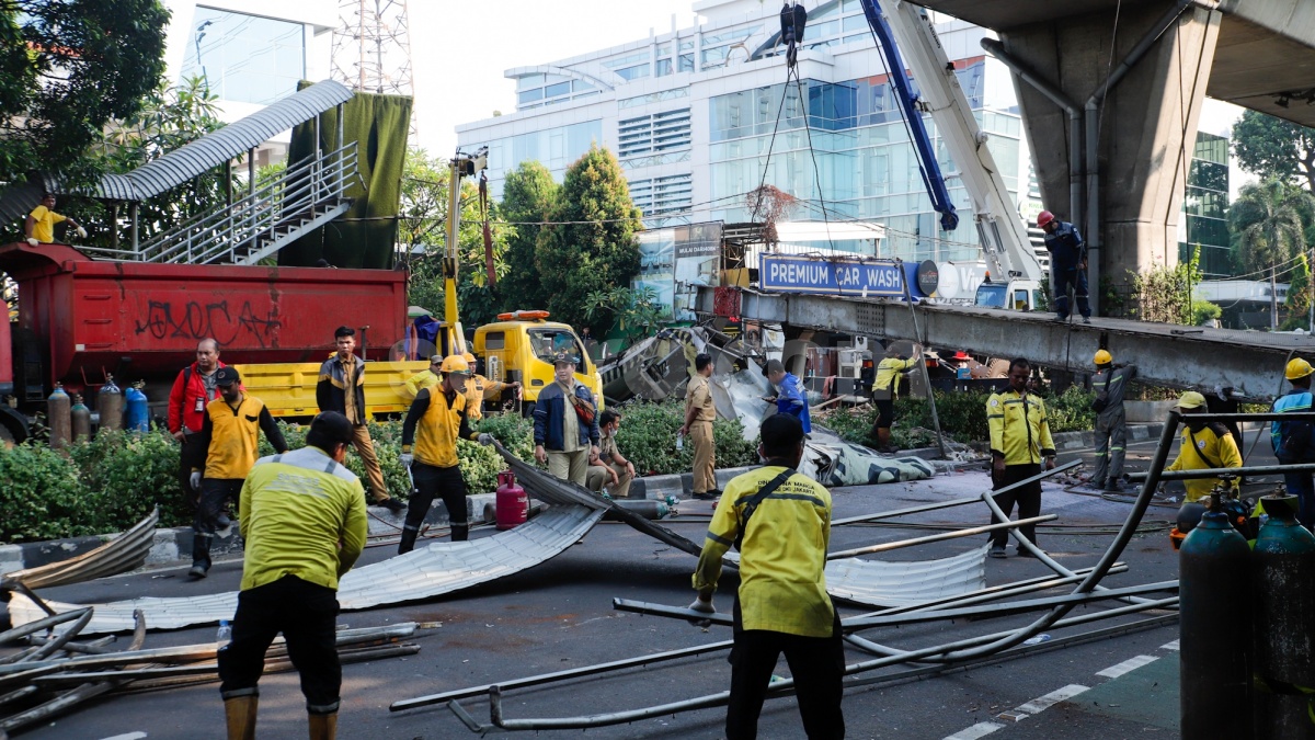 JPO Berulang Kali Ditabrak Truk, Dishub DKI Siapkan Rambu Batas Ketinggian