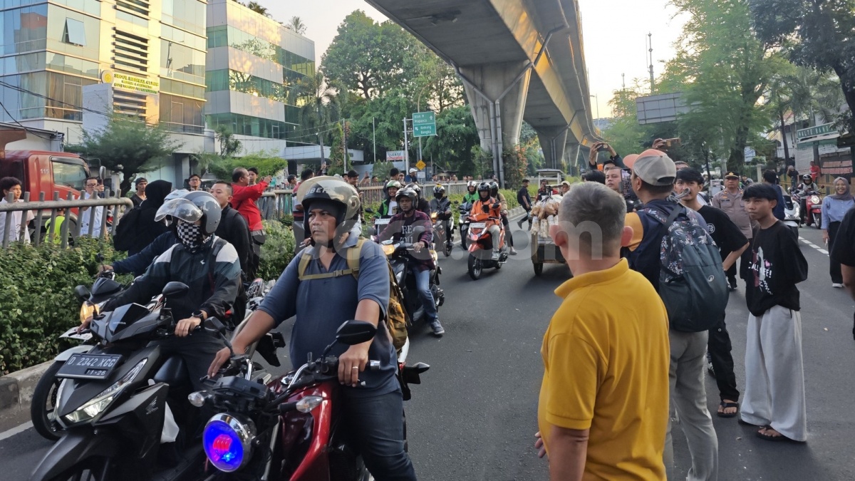 Pembongkaran JPO Tendean Selesai, Jalur Arah Pancoran Mulai Dibuka