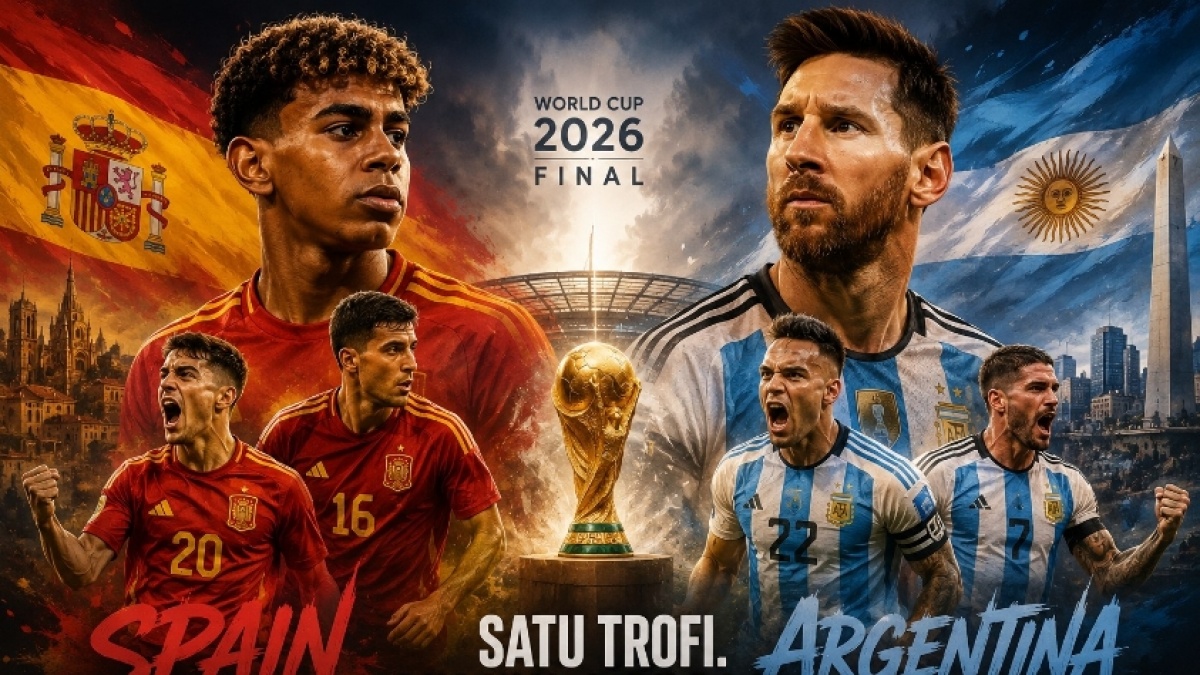 Susunan Pemain Final Piala Dunia 2026 Spanyol vs Argentina: Scaloni Buat Kejutan