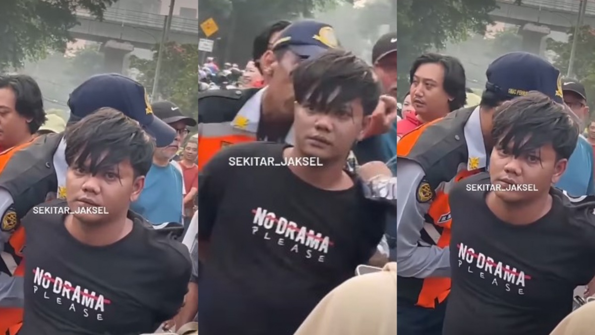 Gagal Kabur! Jambret Bersenjata Celurit di Setiabudi Terjatuh Usai Terjebak Macet