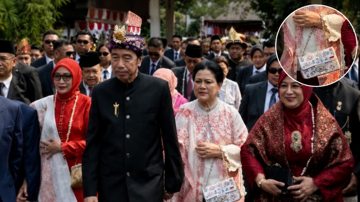 Tas Chanel Iriana Jokowi di HUT RI 81 Sangat Langka, Harganya Bikin Tepok Jidat