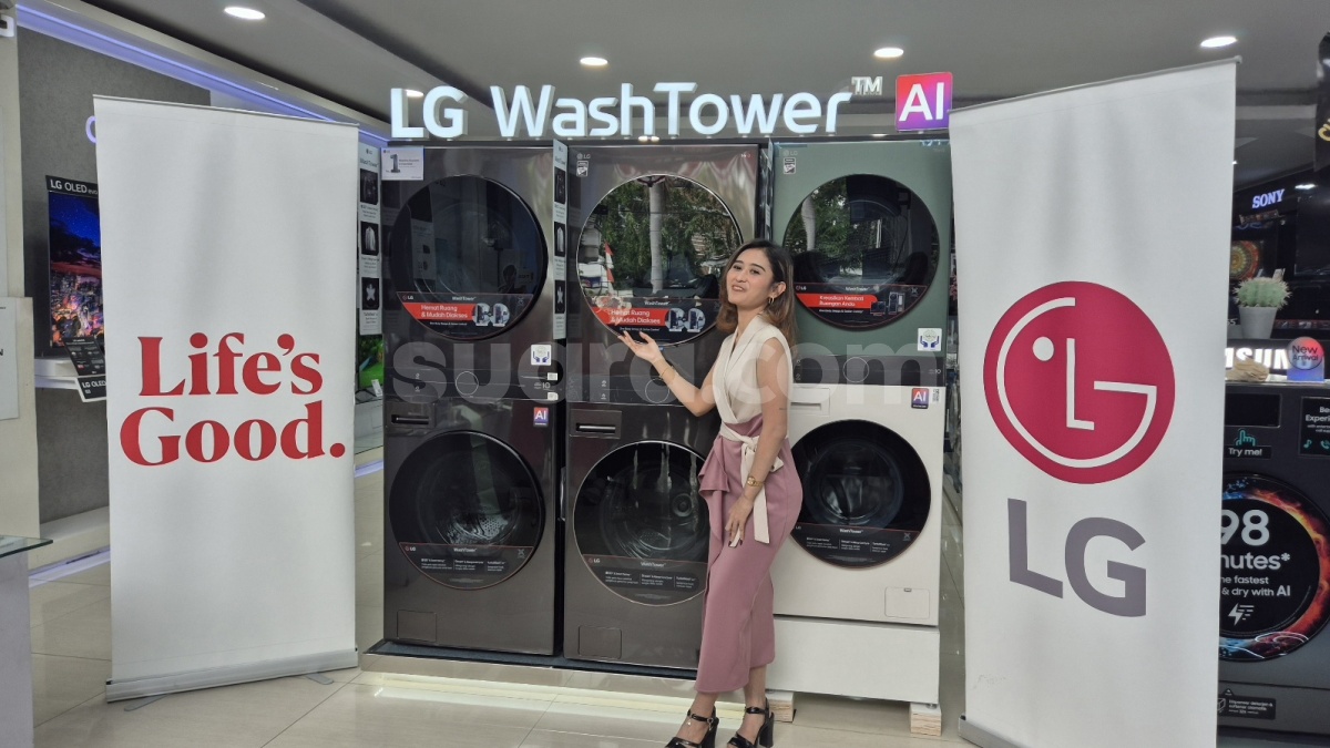 LG Perluas Pasar WashTower, Gandeng Dealer untuk Kenalkan Teknologi Mesin Cuci Berbasis AI