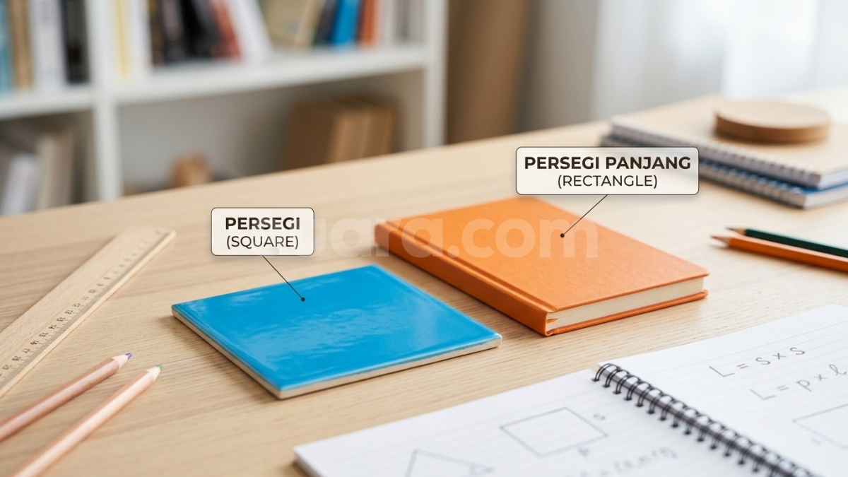 Sifat Persegi dan Persegi Panjang: Kupas Tuntas Perbedaan, Rumus, dan Contoh Soalnya