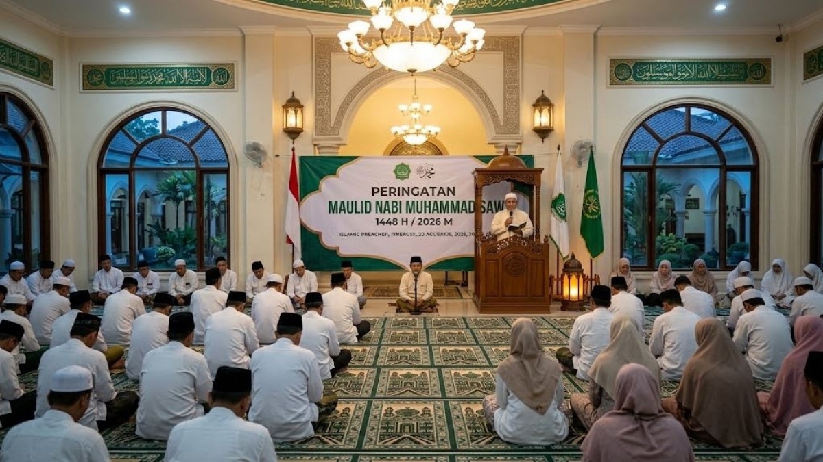 5 Contoh Susunan Acara Maulid Nabi 2026 di Masjid, Rundown Lengkap dengan Jam