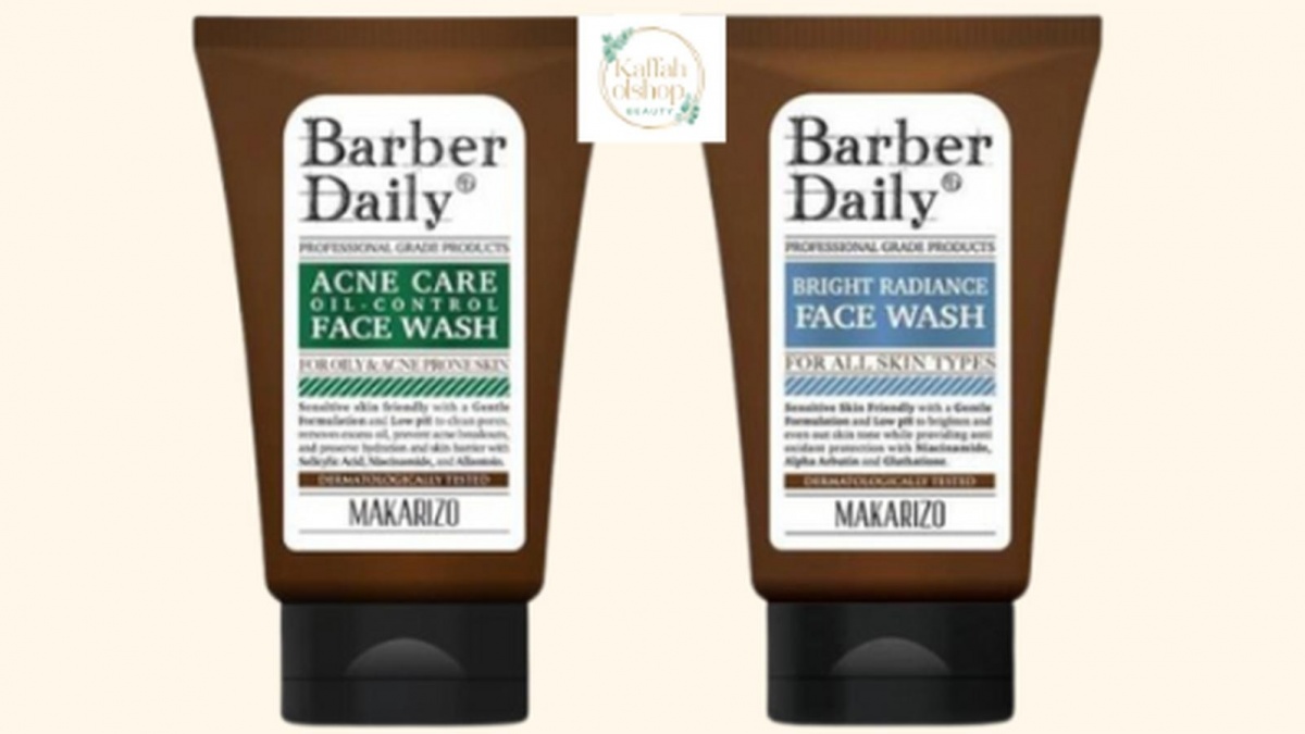 Perbedaan Sabun Cuci Muka Barber Daily Warna Hijau dan Biru untuk Apa?