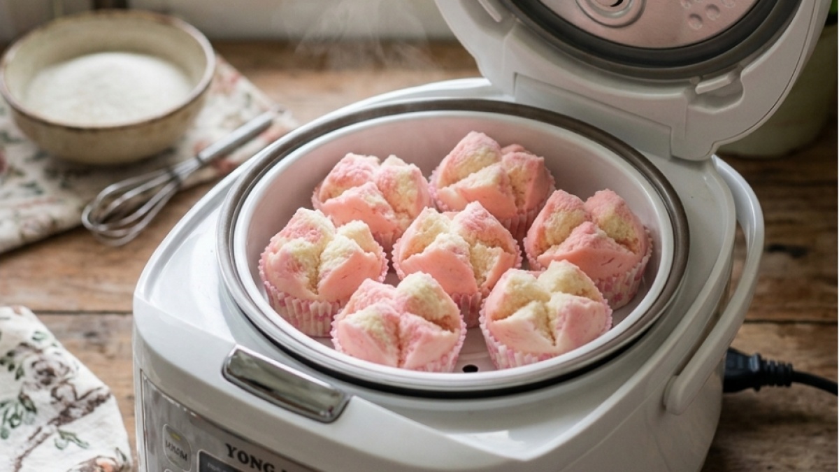 6 Cara Membuat Kue Bolu Kukus Mengembang Sempurna, Hanya Pakai Rice Cooker