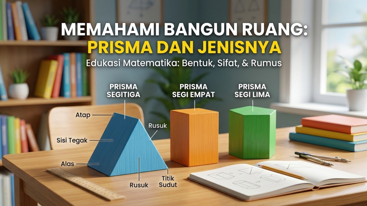Mengenal Rumus Volume dan Luas Permukaan Prisma: Panduan Lengkap Sifat, Jenis, dan Contoh Soal