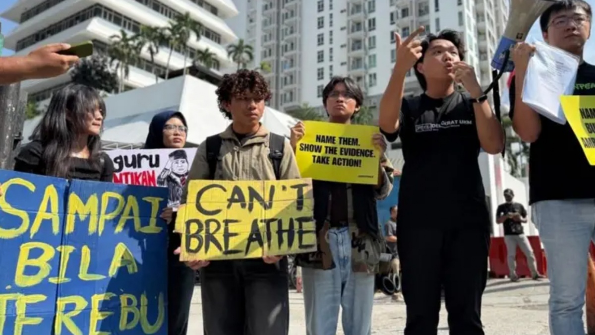 Aktivis Malaysia Demo KBRI KL, Tuntut Indonesia Buka Data Perusahaan Sawit Biang Kebakaran Hutan