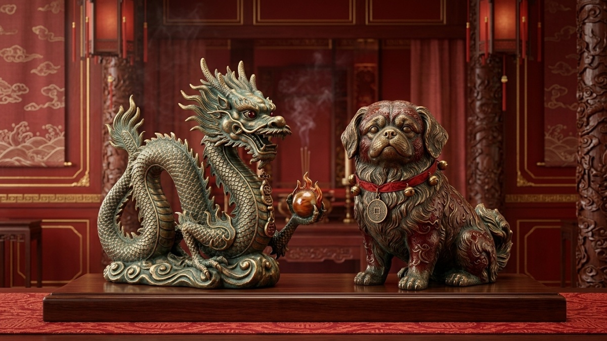 Mengapa Shio Naga dan Anjing Sering Dianggap Bertentangan dalam Feng Shui? Ini Alasannya