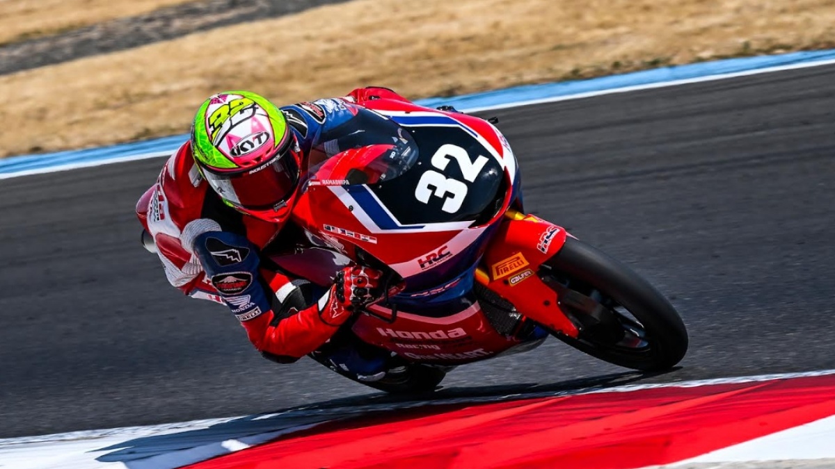 Tak Gentar Kepung 'Kandang' Spanyol, Pembalap Muda Indonesia Panaskan Perebutan Gelar Moto3