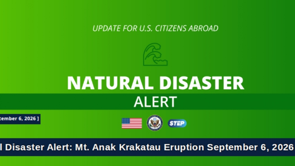 Amerika Serikat Rilis Peringatan ke Warganya Waspada Erupsi Gunung Anak Krakatau