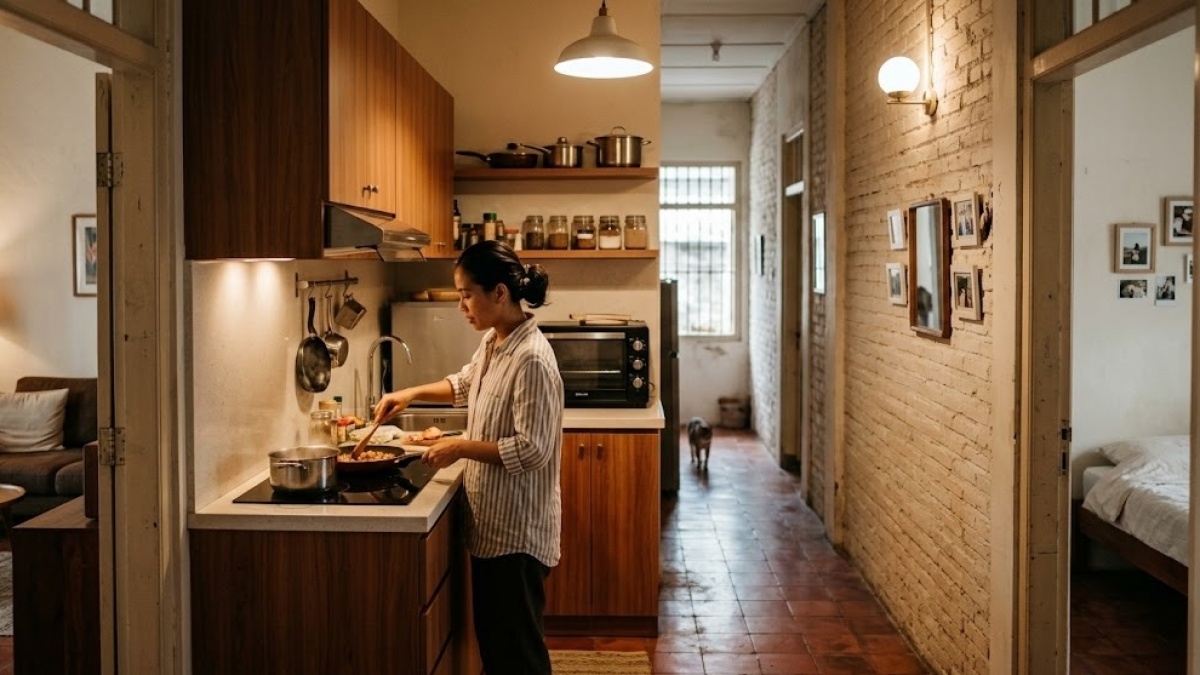 Dapur di Lorong Rumah Bisa Bikin Bangkrut? Ini Penjelasan Ahli Feng Shui!