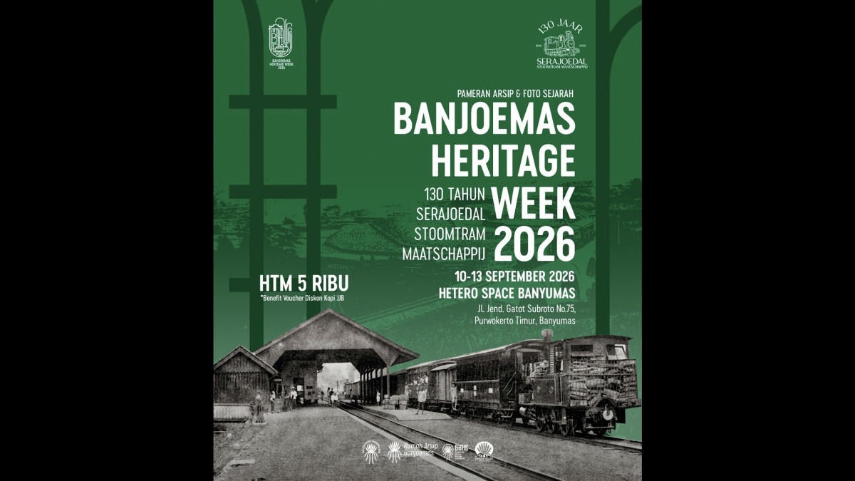 Banjoemas Heritage Week 2026 Hadirkan Jejak Sejarah Kereta Uap Lembah Serayu