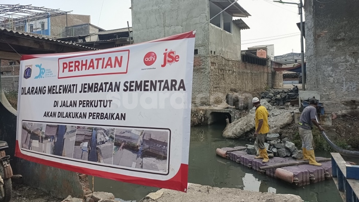 Jembatan Bambu Dibongkar, Warga Tegal Alur Keluhkan Akses ke Pasar dan Sekolah