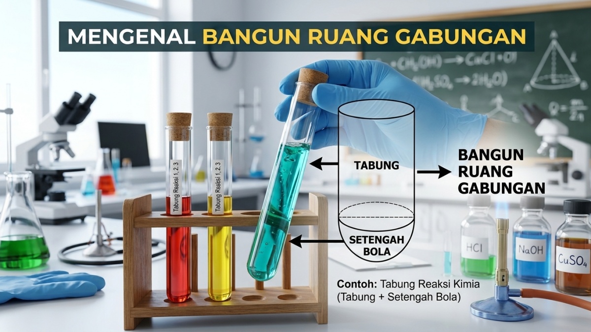 Cara Menghitung Luas Permukaan Bangun Ruang Gabungan Tanpa Salah Rumus