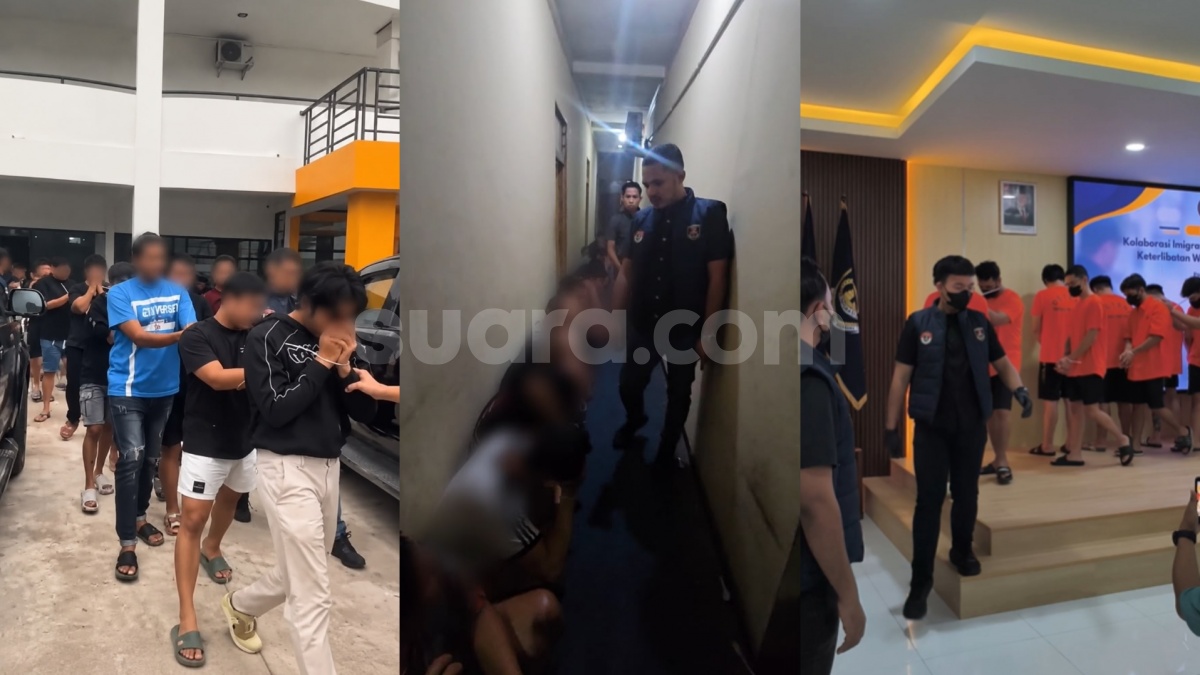 Diduga Terlibat Aksi Penipuan Daring, Imigrasi Pontianak Ciduk 31 WNA Asal Malaysia dan Taiwan