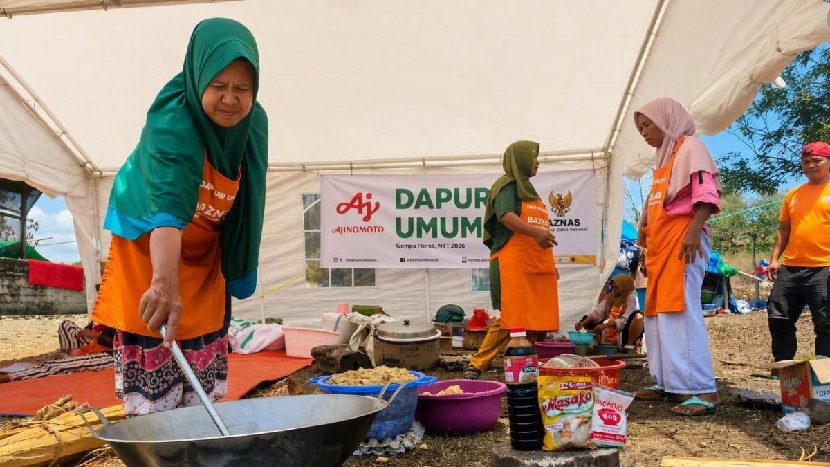 Pulihkan Dampak Gempa NTT, Operasional Dapur Umum dan Donasi Pangan Sasar Warga Flores