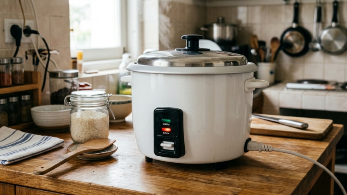 Cara Mengatasi Tombol Cook Magic Com Jeglek Sendiri, padahal Nasi Belum Matang