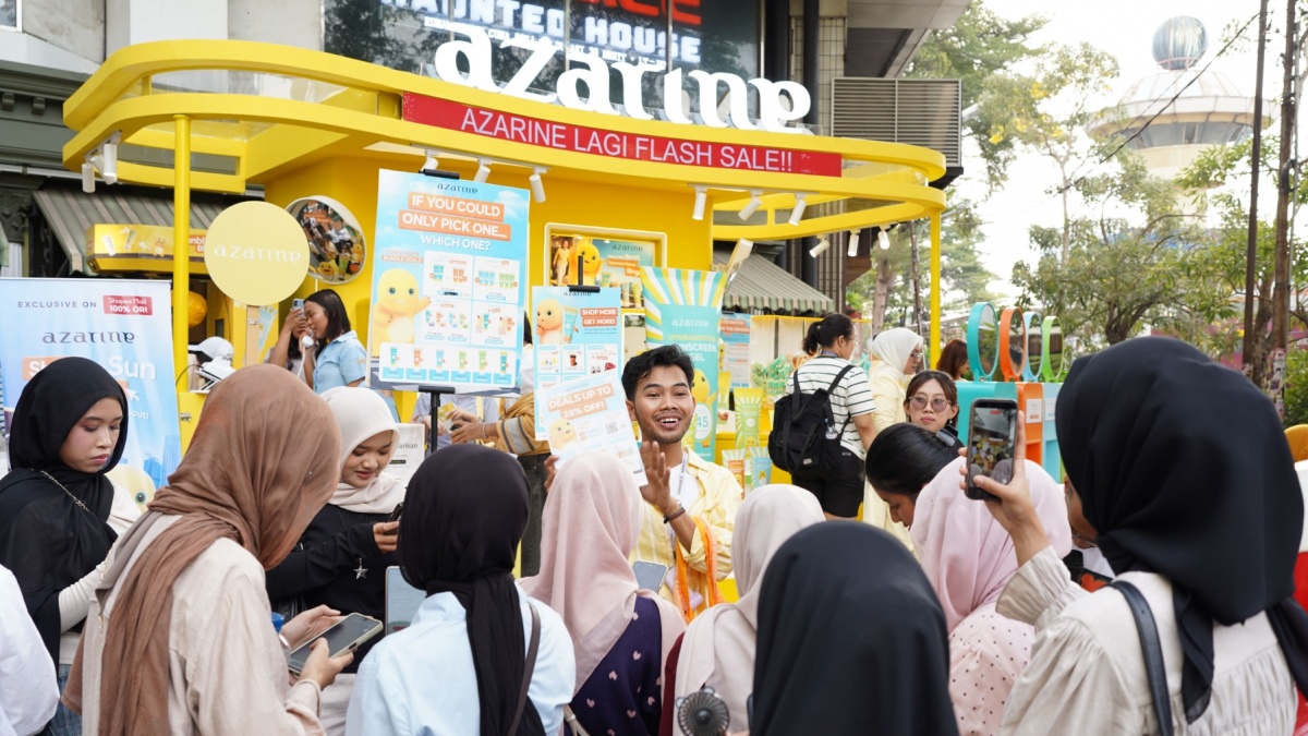 Azarine Gandeng Nailoong Ajak Masyarakat Lepas Penat di Tengah Paparan Sinar Matahari