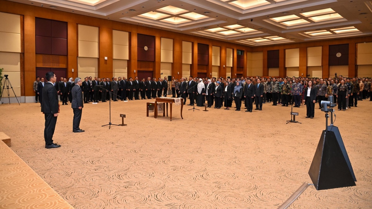 Menkeu Suahasil Lantik 17 Pejabat Pajak, Bea Cukai, hingga KSSK, Ini Daftarnya