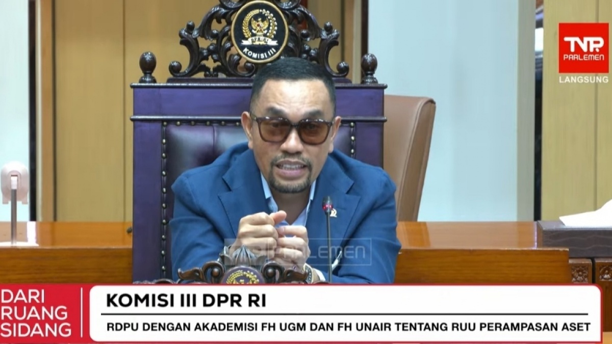 Adu Argumen dengan Pakar Soal Aset Koruptor di Tangan Pihak Ketiga, Sahroni: Saya Tidak Setuju!