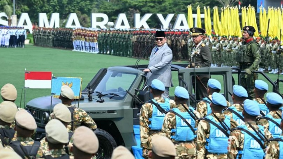 Prabowo di HUT TNI: Kekayaan Kita Kalau Dicuri, Itu Ancaman Bagi Kedaulatan
