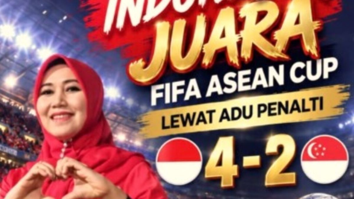 Timnas Indonesia Juara, Poster Ucapan Pejabat Bikin Netizen Jijik: Wajahnya Segede Gaban