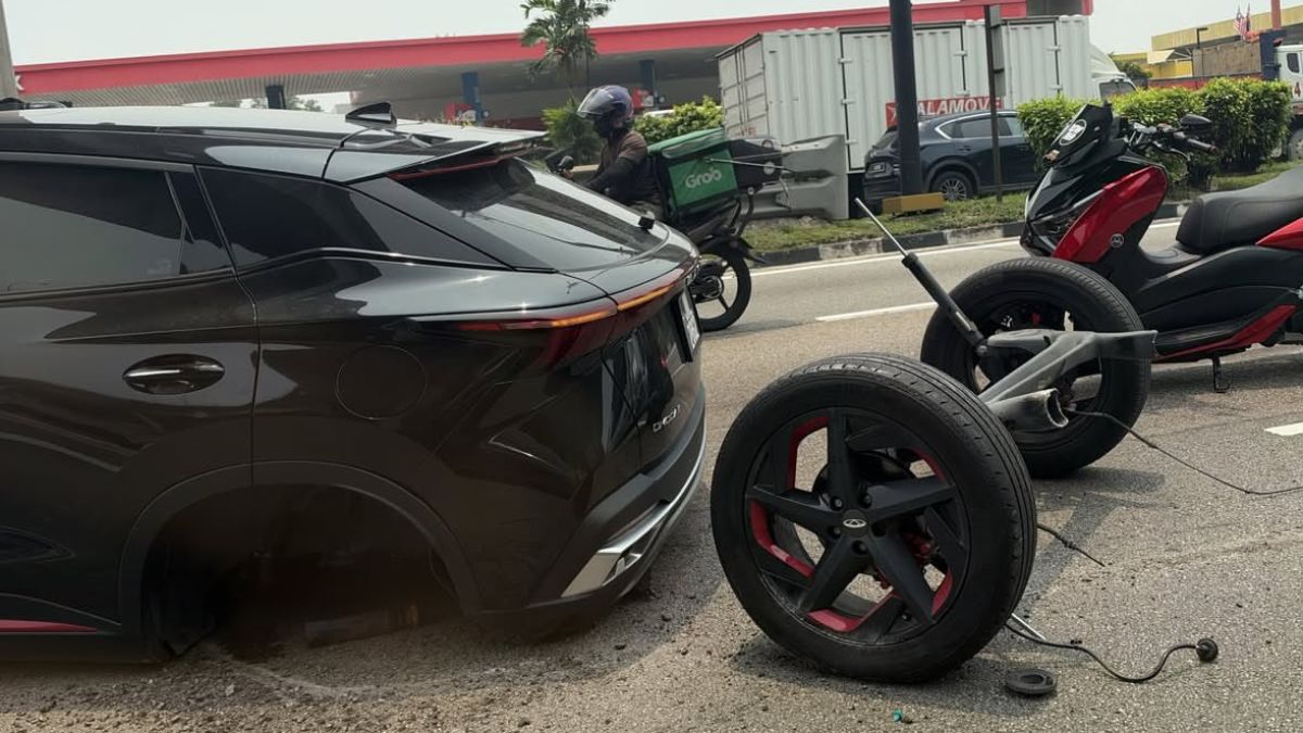 Viral Video Chery Omoda 5 Patah As Roda Belakang Kembali Terjadi
