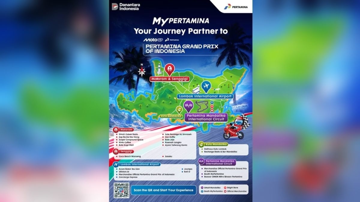 Yuk Jelajahi Lombok Lewat MyPertamina Your Journey Partner di Pertamina Grand Prix of Indonesia 2026
