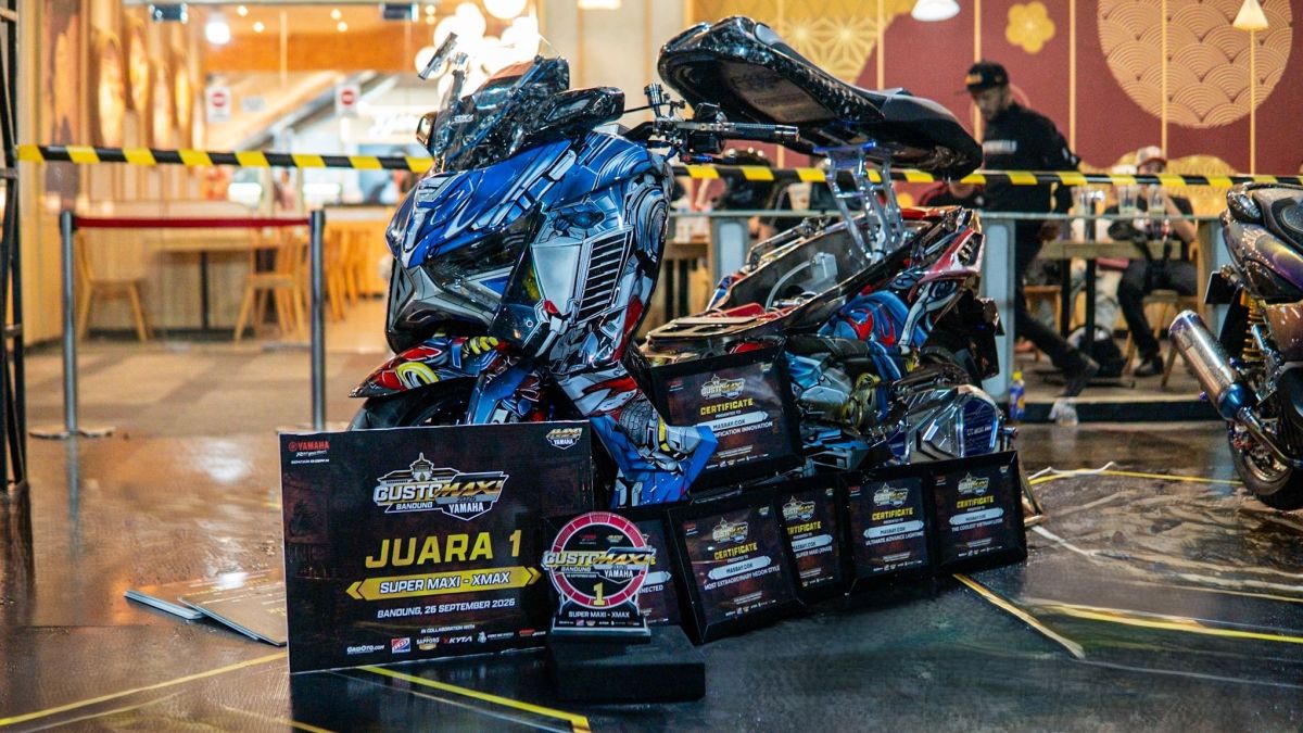 Yamaha XMAX Berkonsep Robotik Borong Enam Penghargaan CustoMAXi 2026
