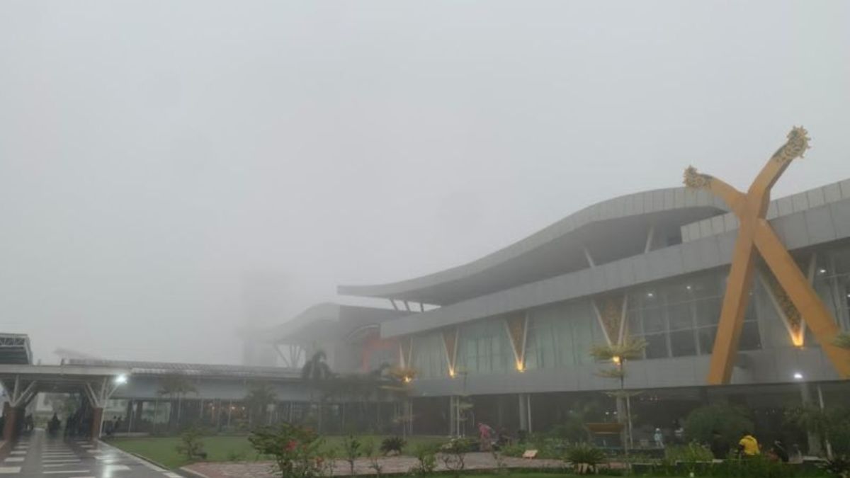 Penerbangan di Bandara Pekanbaru Terganggu Akibat Kabut Asap, 12 Pesawat Delay