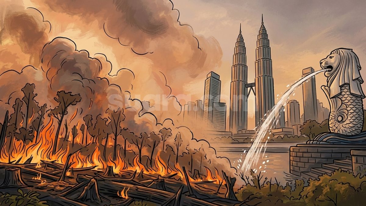 Asap Karhutla Ganggu Negara Tetangga, Kenapa Indonesia Belum Tetapkan Status Bencana Nasional?