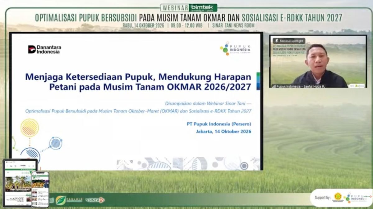 Pupuk Indonesia Pastikan Kesiapan Stok Nasional 1,81 Juta Ton Sambut Musim Tanam