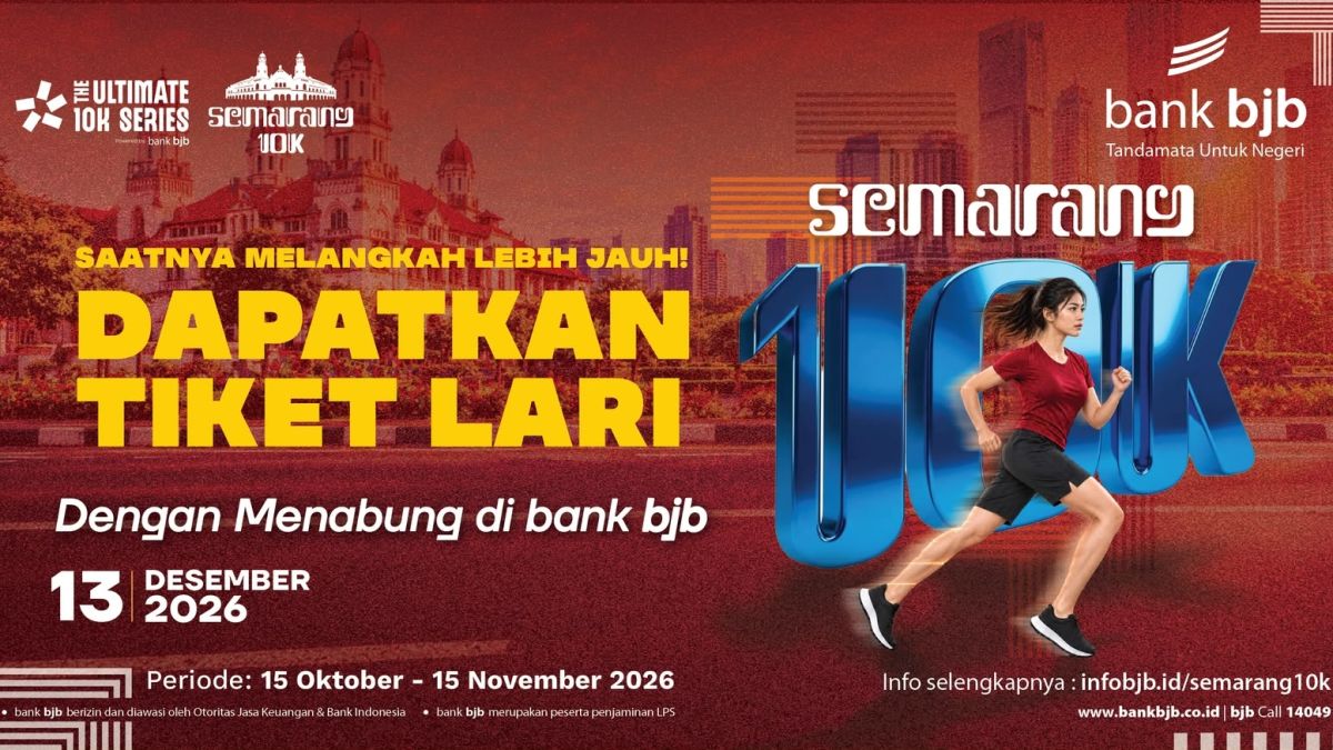 Wujudkan Gaya Hidup Aktif dan Finansial Terencana, bank bjb Hadirkan Promo Semarang 10K