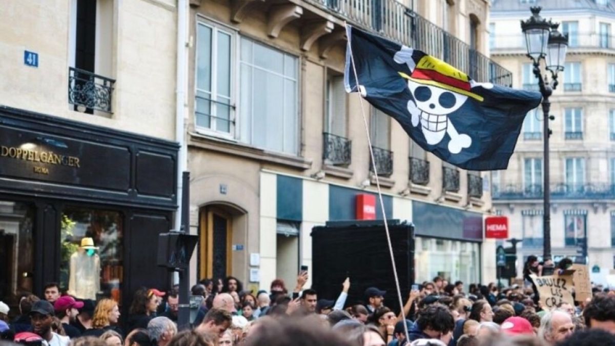 Mirip Indonesia, Bendera One Piece Jadi Simbol Perlawanan Anak Muda Prancis Lawan Rezim