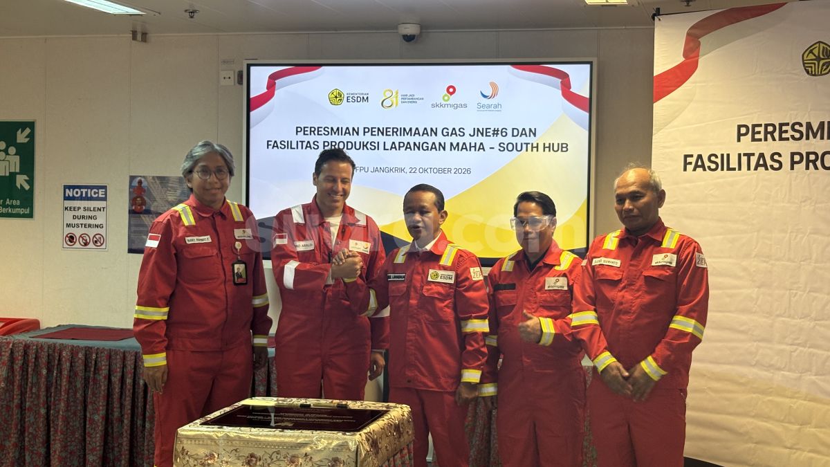 Pasokan Gas RI Bertambah Setelah Sumur Jangkrik North East-6 Beroperasi