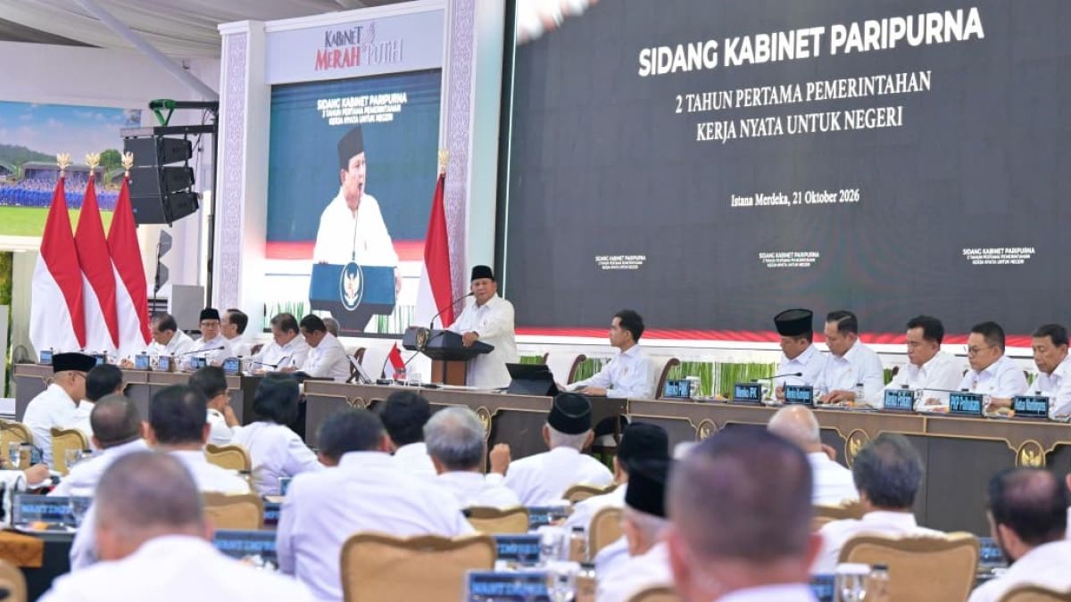 Gus Ipul Laporkan Kinerja Dua Tahun Kemensos dalam Sidang Kabinet di Istana