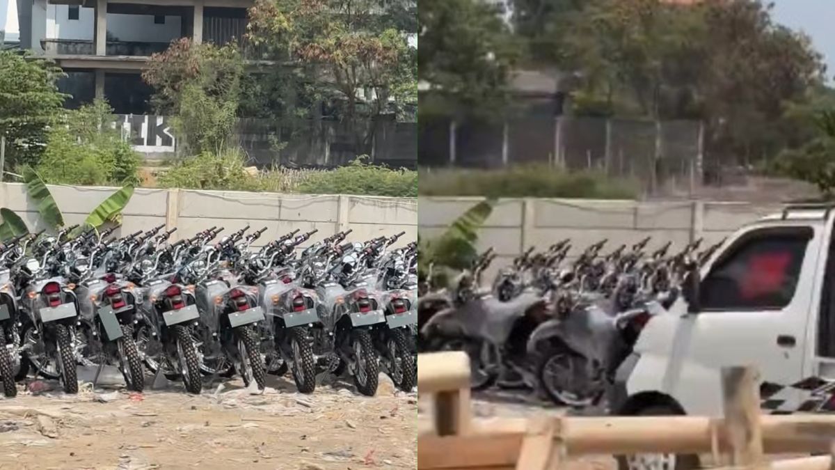 Bukan Sitaan Kasus BGN! Motor Trail Terbengkalai di Lahan Kosong Bekasi Ternyata Proyek Kemhan