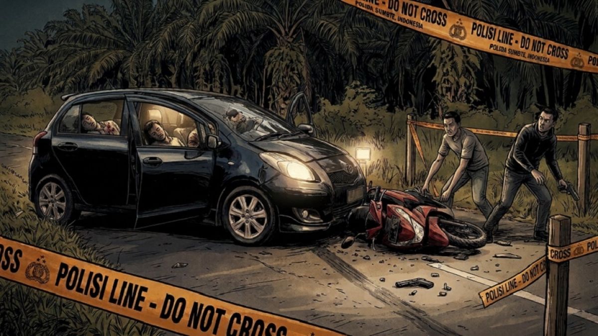 Kronologi Penembakan Maut di Deli Serdang: Mobil Dipepet hingga Korban Tewas Dibrondong Peluru
