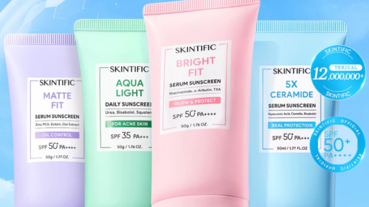 5 Sunscreen Skintific untuk Cegah Penuaan Dini dan Cerahkan Kulit Kusam
