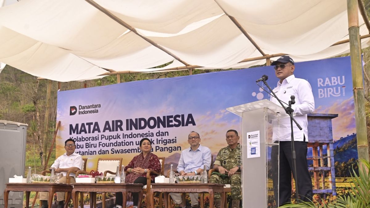 Bantu Petani Hadapi Kekeringan, Pupuk Indonesia Bangun Irigasi di 5 Daerah