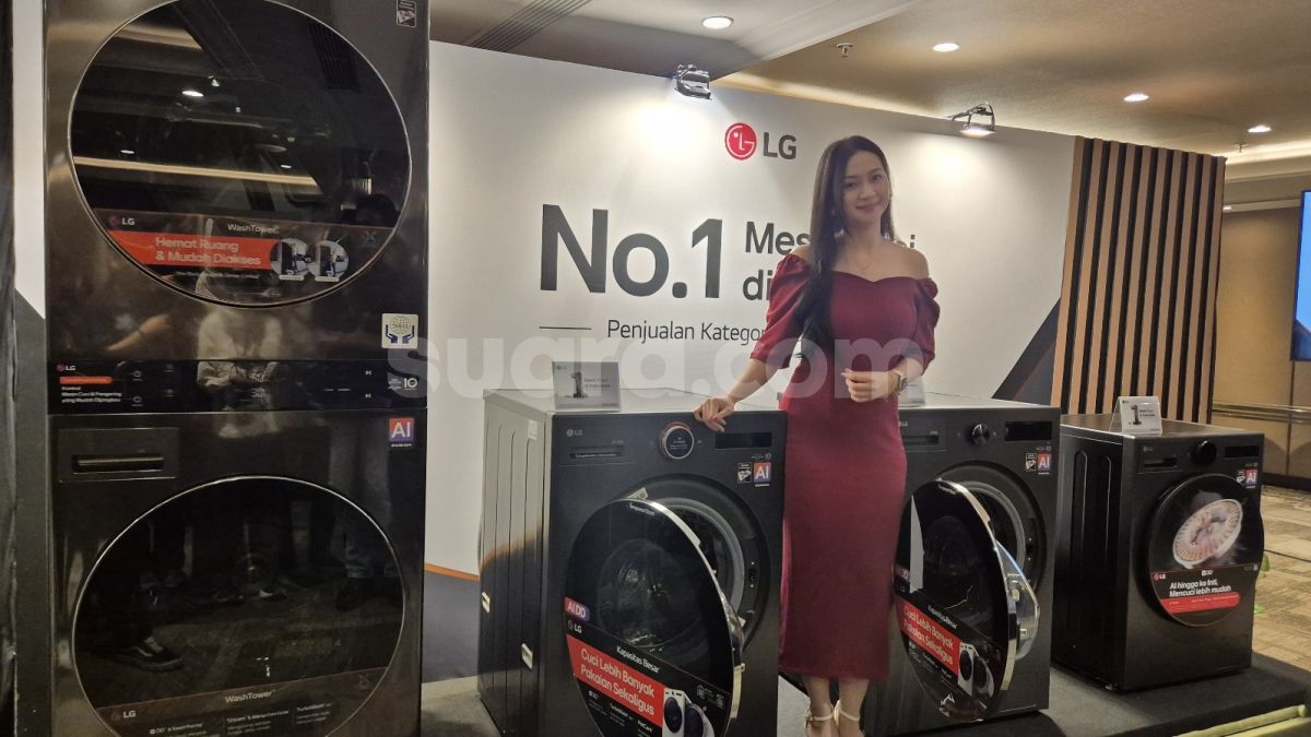 LG Pimpin Pasar Mesin Cuci Front Loading, Andalkan AI untuk Pertahankan Konsumen