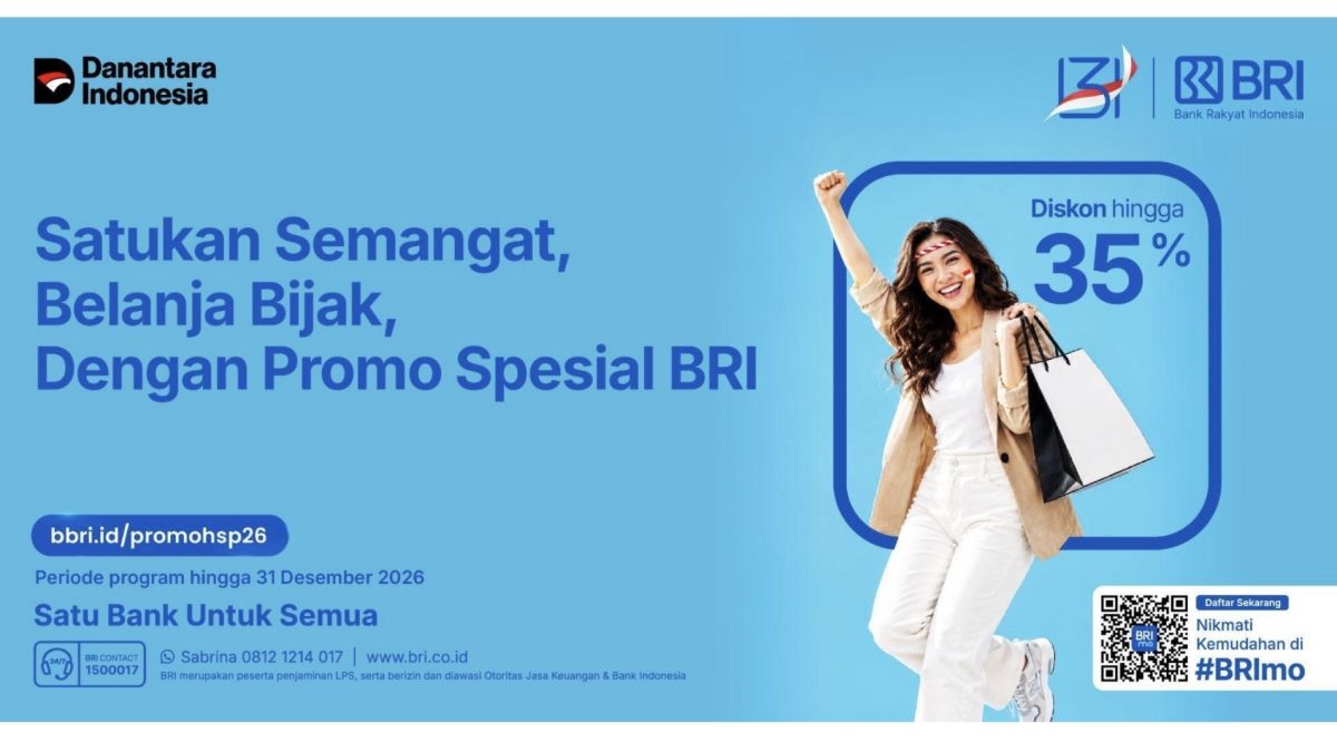 Rayakan Hari Sumpah Pemuda, Nikmati Promo Menarik BRI di Berbagai Merchant