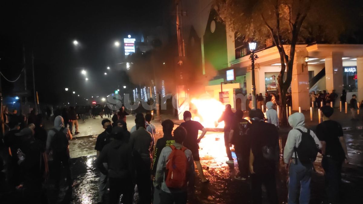 Demo Sumpah Pemuda di Malioboro Ricuh, Terduga Provokator Bawa Sajam dan Mabuk Miras Ditangkap
