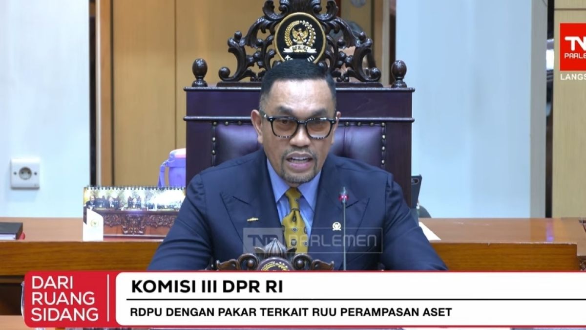 DPR Bahas RUU Perampasan Aset, Sahroni Ingatkan Jangan Jadi Alat Kekuasaan