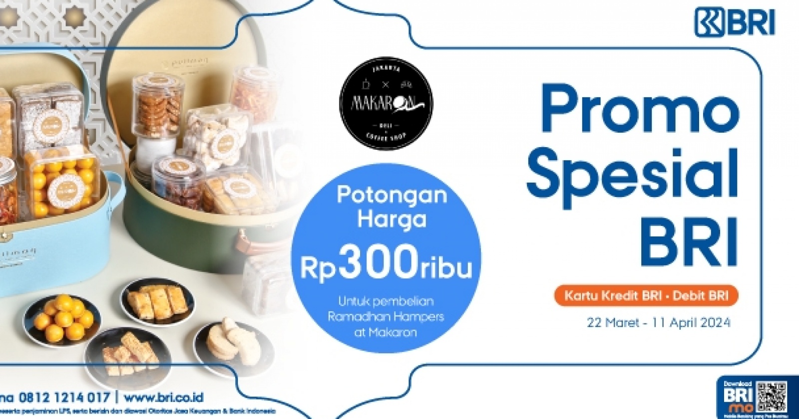 Lebaran Ceria! Dapatkan Diskon Hampers Makaron Bakeshop dengan Kartu Debit BRI