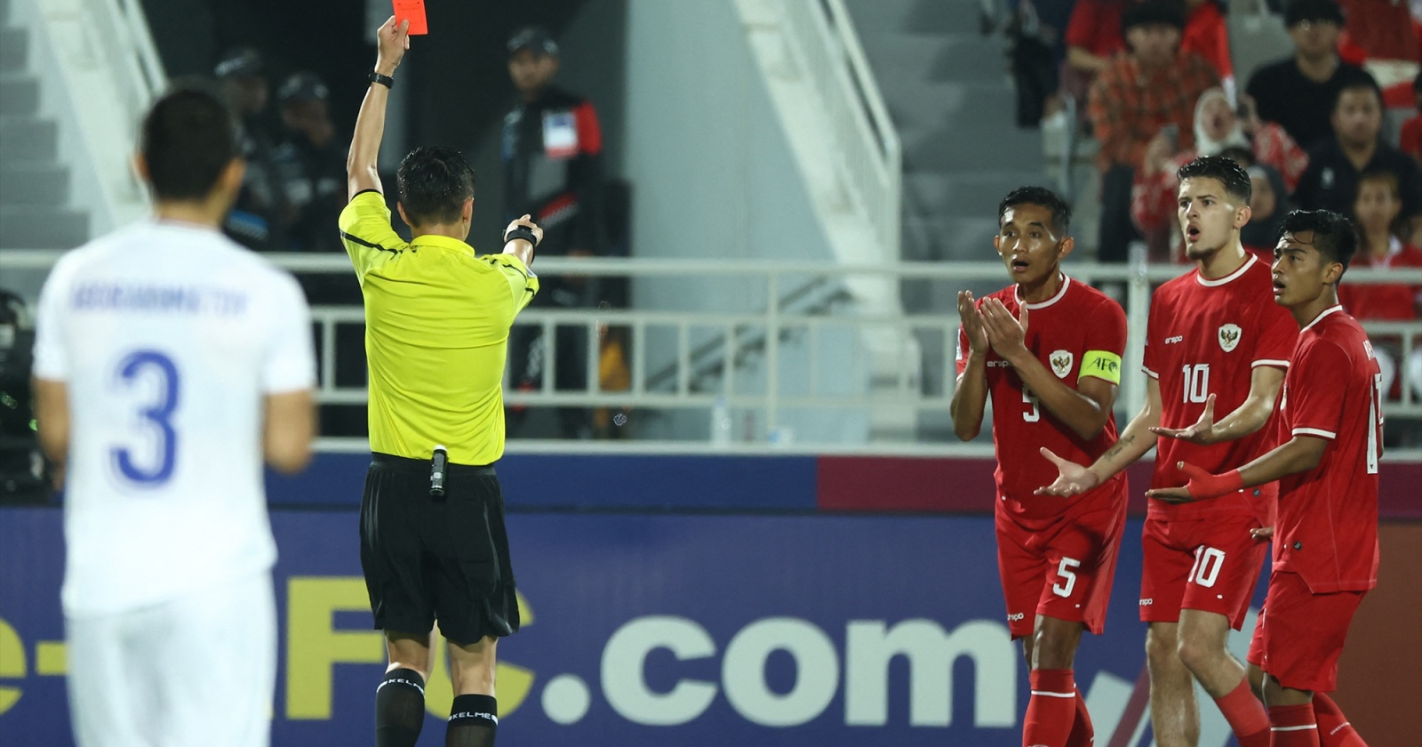 wedetoto Highlight Semifinal Piala Asia U-23: Detik-detik Kartu Merah Rizki Ridho Tendang Anu Pemain Uzbekistan