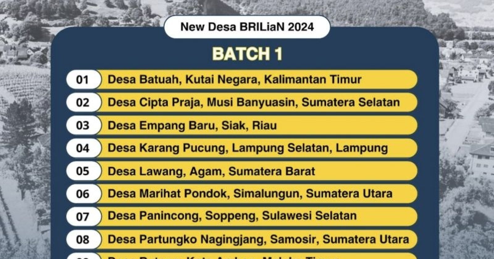 Bangga! Ini Alasan Negeri Rutong Lolos 15 Desa Terbaik Nasional Program Desa BRIlian 2024