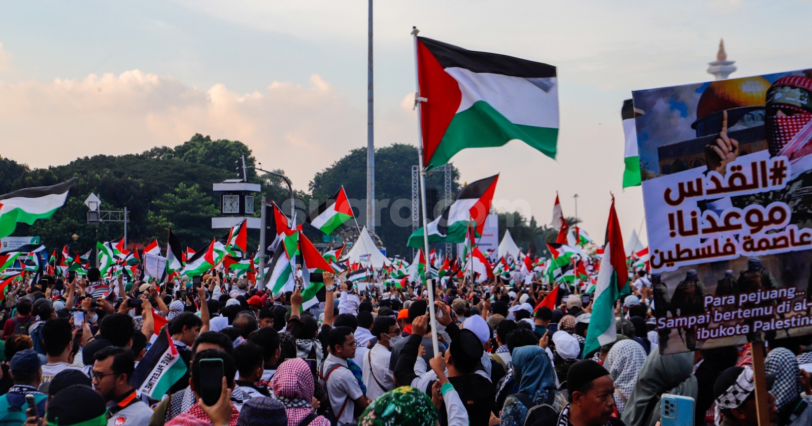 Ada Aksi Rakyat Indonesia Bela Palestina, Polisi Kerahkaan 1.309 Personel untuk Pengamanan